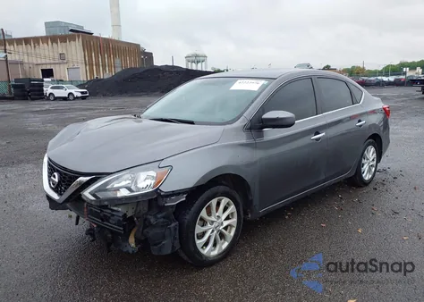 2019 Nissan Sentra Sv z USA, uszkodzony, nr VIN 3N1AB7APXKY295347